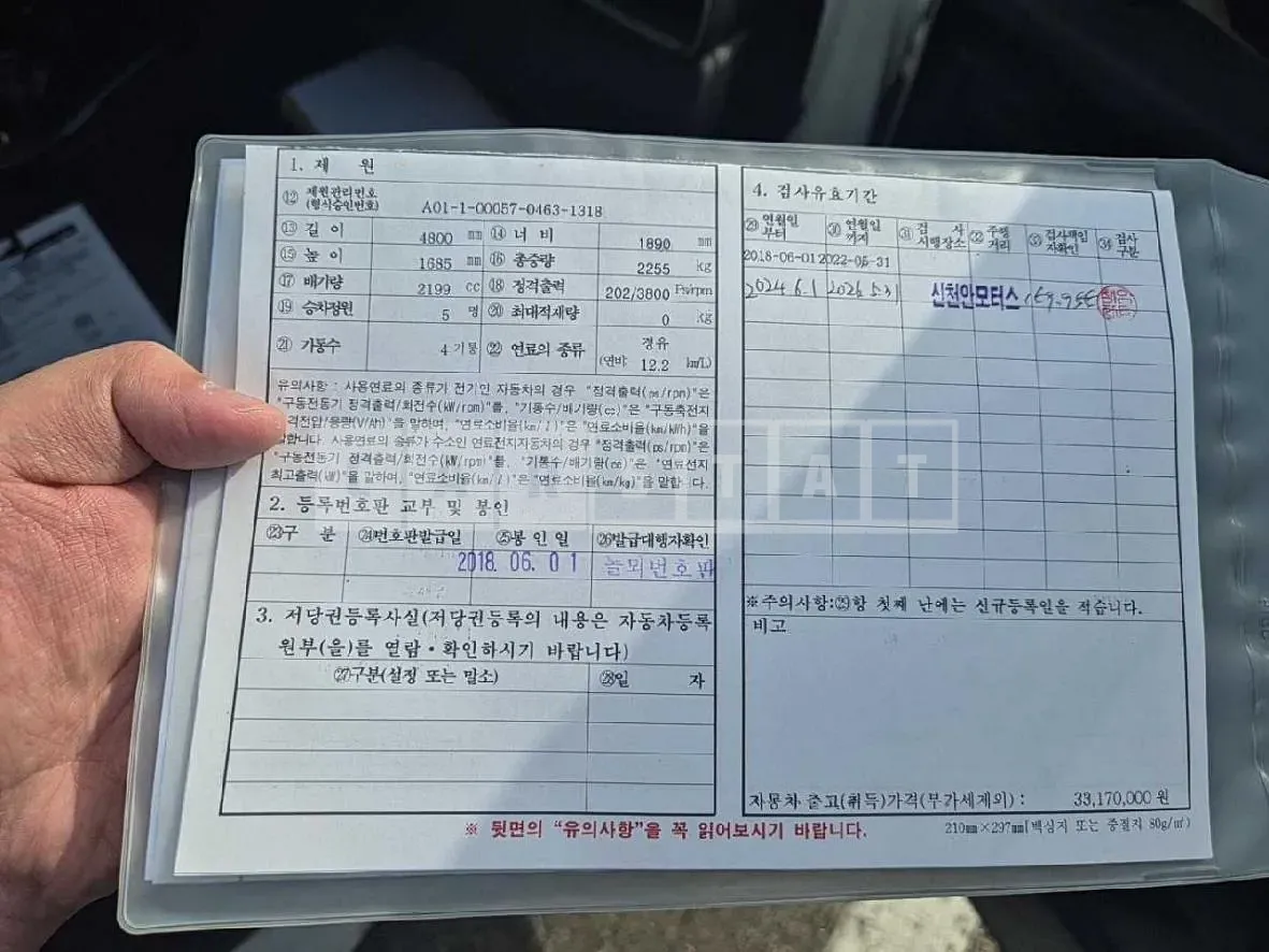 Photo 2 of 31: 2018 Kia Sorento 2.2 (4WD) — Korean insurance auction