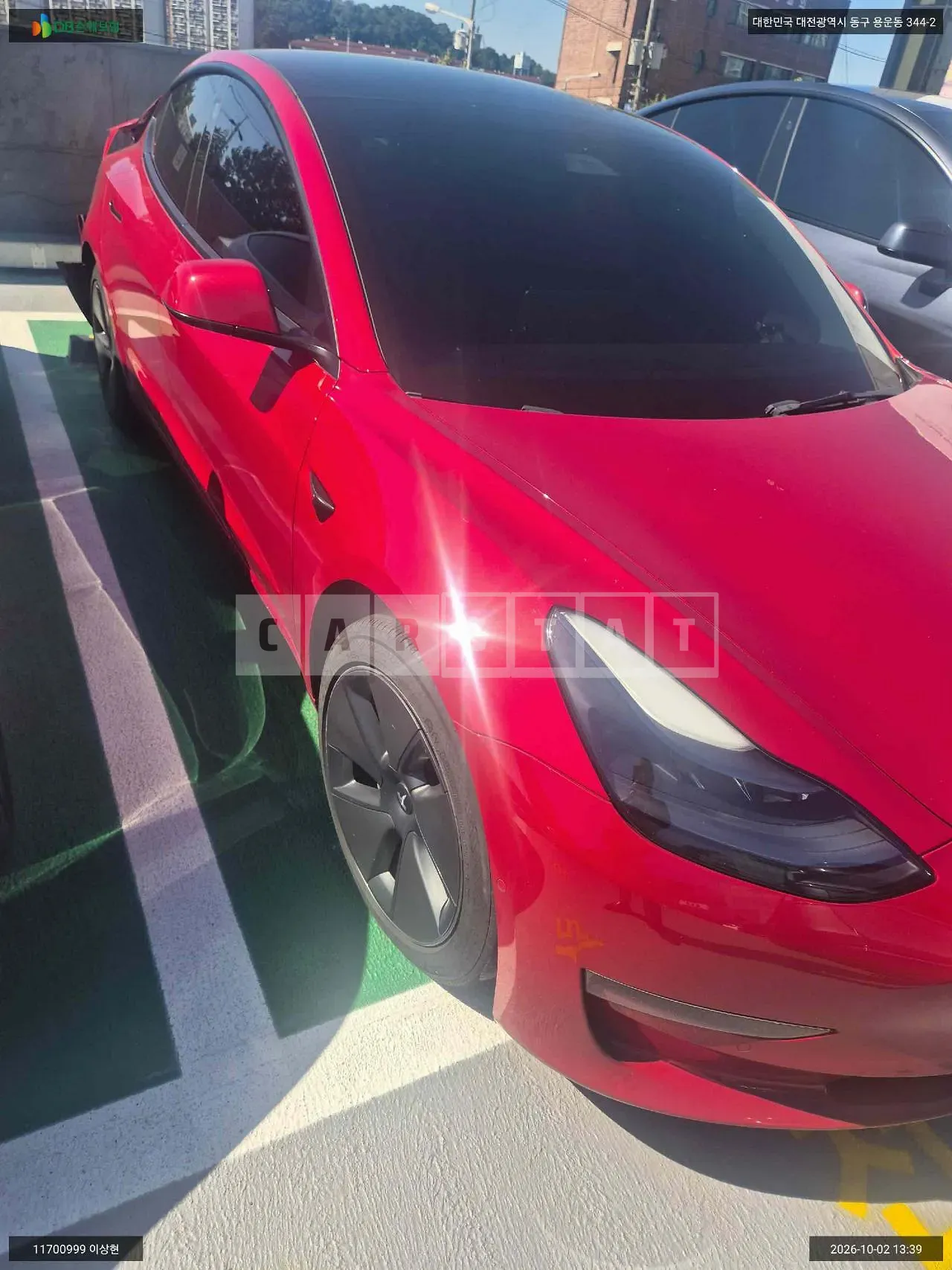 Photo 2 of 12: 2022 Tesla Model 3 Long Range, VIN 5YJ3E1EB0NF150181 — Korean insurance auction