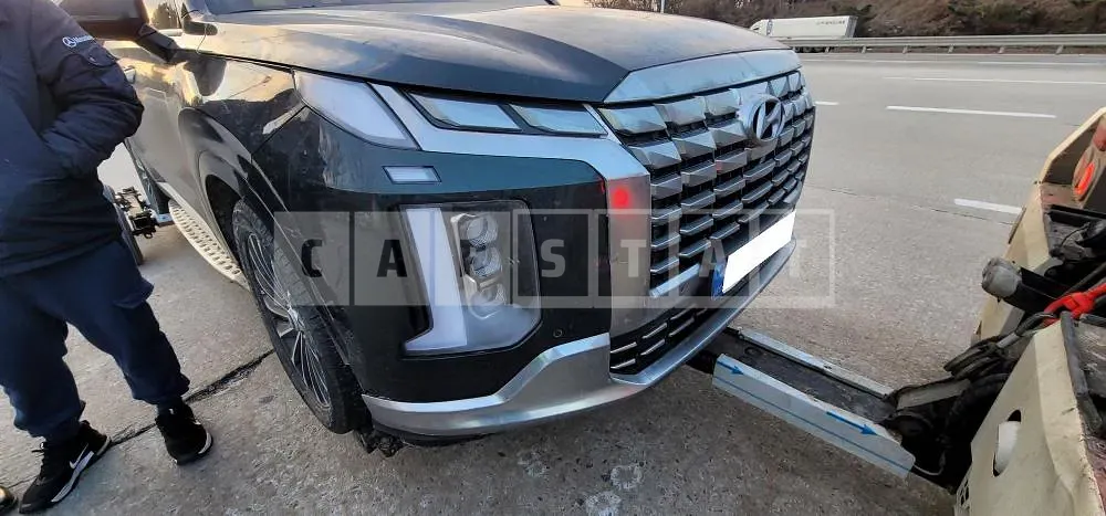Photo 2 of 10: 2022 Hyundai Palisade, VIN KMHR581EDPU509820 — Korean insurance auction