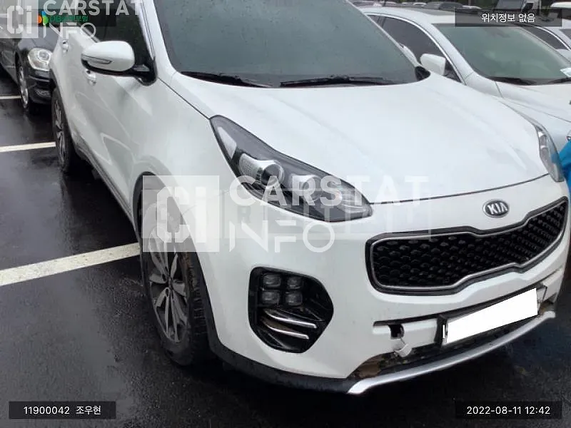 Photo 2 of 8: 2016 Kia Sportage, VIN KNAP6815GGK154310 — Korean insurance auction