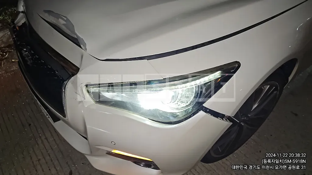 Photo 2 of 14: 2016 Infiniti Q50 2.2d — Korean insurance auction