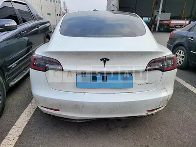 Photo 1 of 12: 2021 Tesla Model 3 Long Range — Korean insurance auction