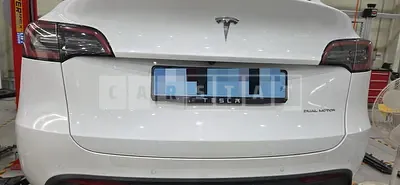 Photo 1 of 18: 2022 Tesla Model Y Long Range, VIN 7SAYGDEEXNF566561 — Korean insurance auction