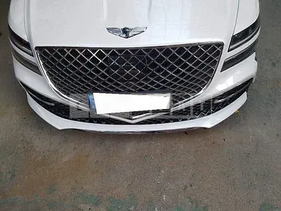 Photo 1 of 23: 2021 Genesis G80, VIN KMTGB41CBMU083697 — Korean insurance auction
