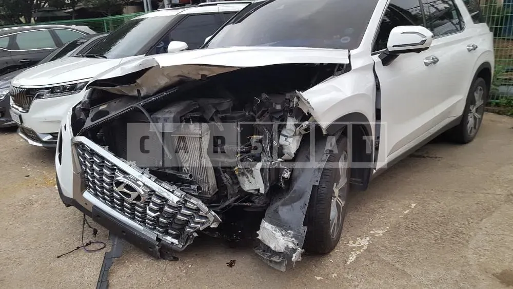 Photo 2 of 13: 2019 Hyundai Palisade, VIN KMHR381ADKU036592 — Korean insurance auction