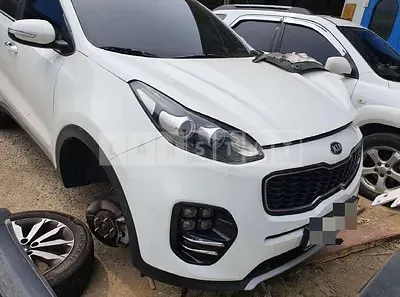 Photo 1 of 16: 2017 Kia Sportage, VIN KNAP781ABJK323622 — Korean insurance auction