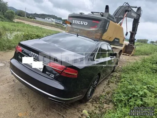 Photo 2 of 9: 2015 Audi A8 L 50 TDI quattro, VIN WAUZZZ4H8FN029532 — Korean insurance auction