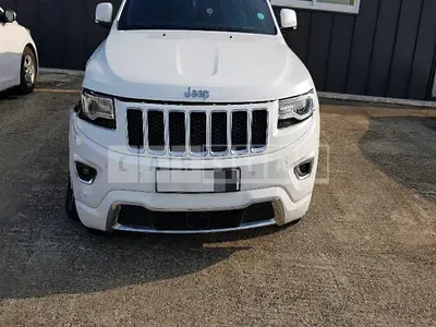 Photo 1 of 7: 2016 Jeep Straw Grand Cherokee, VIN 1C4RJFCM1GC408585 — Korean insurance auction