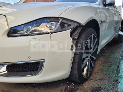 Photo 1 of 14: 2019 Jaguar XJ 3.0d, VIN SAJAA22P7KNW17698 — Korean insurance auction