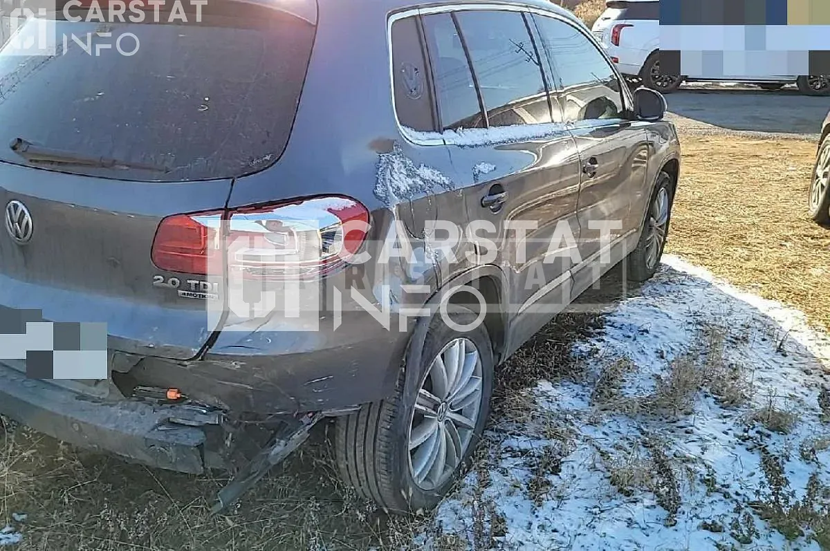 Photo 2 of 9: 2015 Volkswagen Tiguan 2.0 TDI Blue Motion, VIN WVGZZZ5NZFW575402 — Korean insurance auction