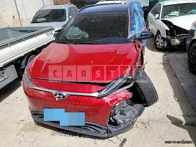 Photo 1 of 45: 2018 Hyundai Kona Electric, VIN KMHK381GFKU006014 — Korean insurance auction