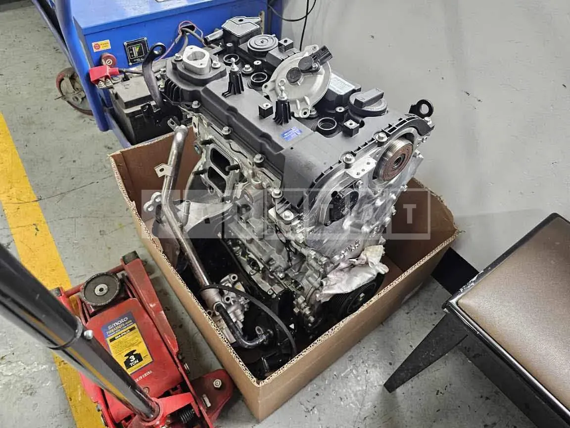 Photo 2 of 6: 2024 Hyundai Engine Santa Fe Engine, VIN KMHP381LHRU030449 — Korean insurance auction