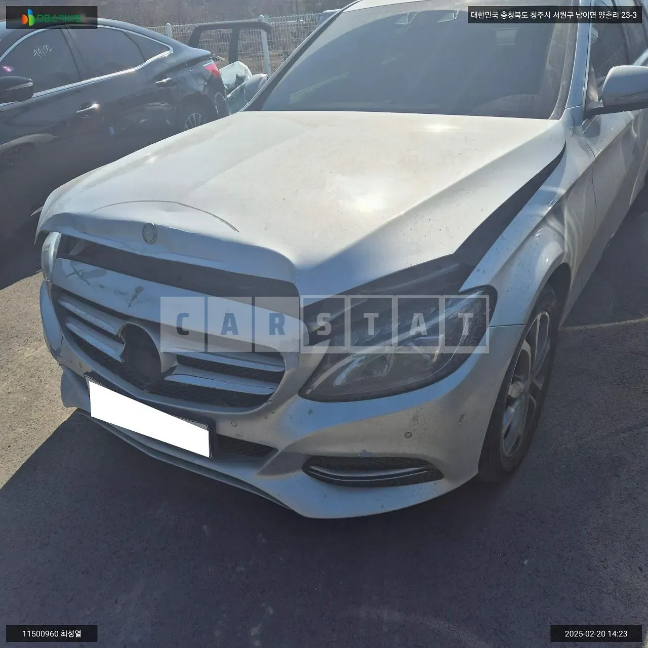 Photo 2 of 11: 2015 Mercedes-Benz C220 BlueTec, VIN WDDWF0EBXFF179873 — Korean insurance auction