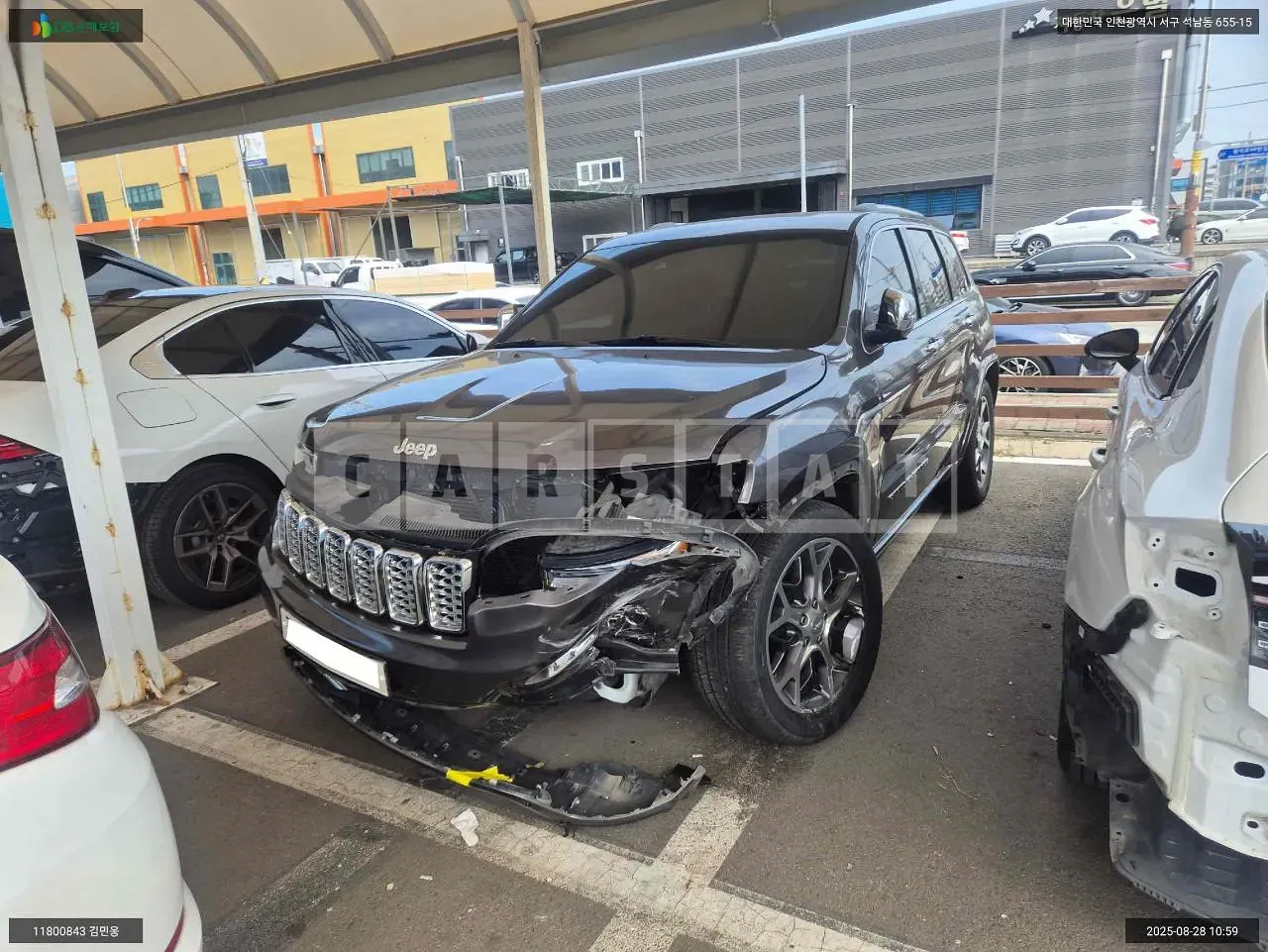 Photo 2 of 11: 2019 Jeep Zip Grand Cherokee, VIN 1C4RJFCGXKC818059 — Korean insurance auction