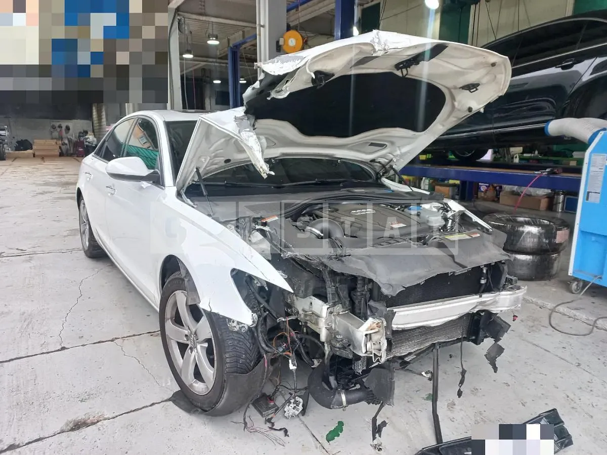 Photo 2 of 11: 2014 Audi A6 35 TDI, VIN WAUZZZ4G4FN018650 — Korean insurance auction