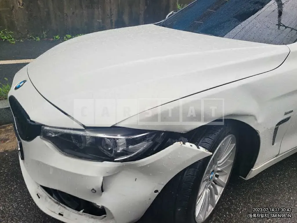 Photo 2 of 37: 2018 BMW 420d GranCoupe, VIN WBA4K3103JBG85841 — Korean insurance auction