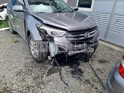 Photo 1 of 13: 2014 Hyundai Santa Fe, VIN KMHSW81UBFU303598 — Korean insurance auction