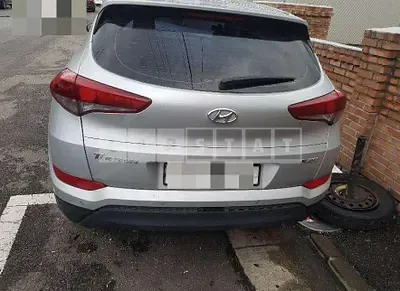 Photo 1 of 24: 2015 Hyundai Tucson TL Diesel 1.7, VIN KMHJ2815GGU144066 — Korean insurance auction