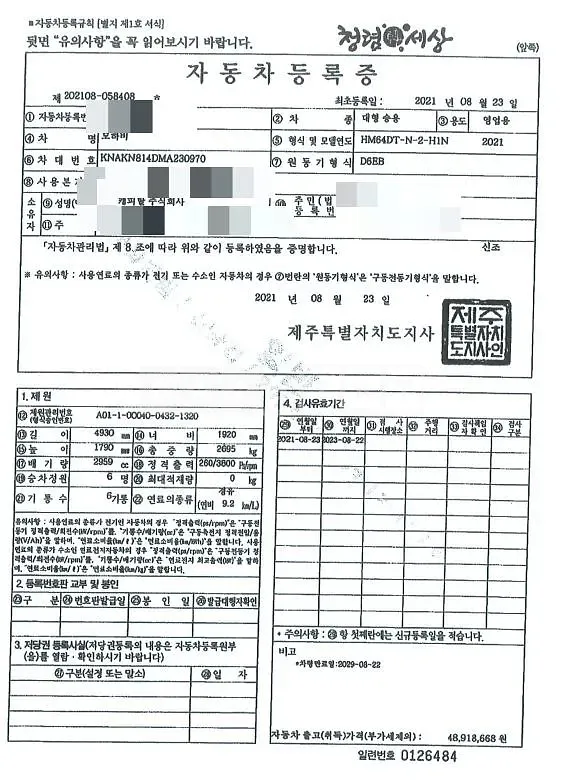 Photo 2 of 17: 2021 Kia Mojave 4WD — Korean insurance auction