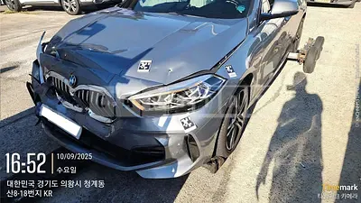 Photo 1 of 32: 2023 BMW 120i, VIN WBA7L7100P7M69729 — Korean insurance auction