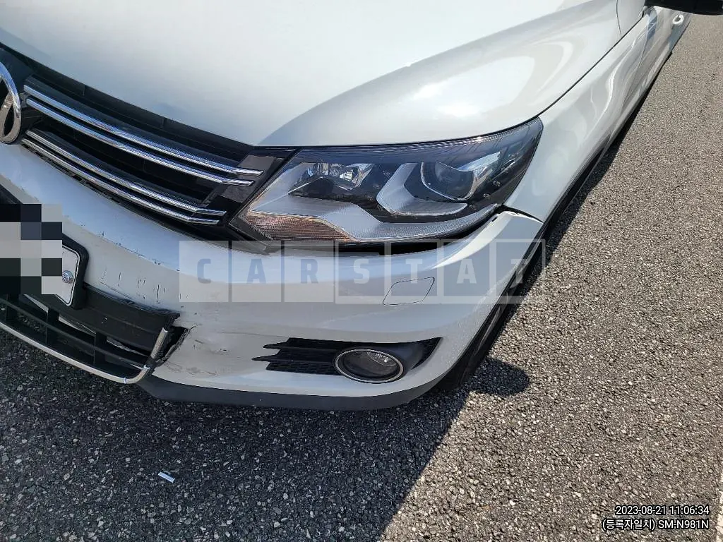 Photo 2 of 10: 2014 Volkswagen Tiguan 2.0 TDI Blue Motion — Korean insurance auction