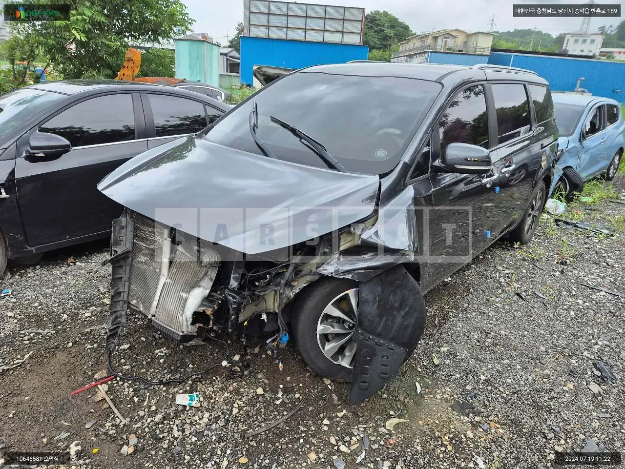 Photo 2 of 9: 2018 Kia Carnival, VIN KNAMB81ABJS419041 — Korean insurance auction