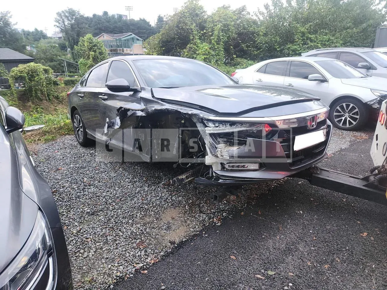 Photo 2 of 12: 2018 Honda Accord Hybrid, VIN 1HGCV3690JA511754 — Korean insurance auction