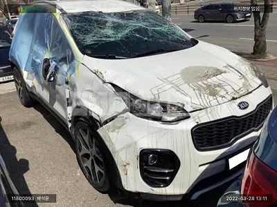 Photo 1 of 12: 2017 Kia Sportage, VIN KNAPN813DHK238453 — Korean insurance auction