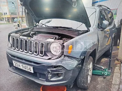 Photo 1 of 6: 2017 Jeep Renegade, VIN 1C4BU0000HPG39258 — Korean insurance auction