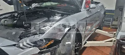 Photo 1 of 37: 2021 Ford Mustang 2.3 Convertible, VIN 1FATP8UH3M5112782 — Korean insurance auction