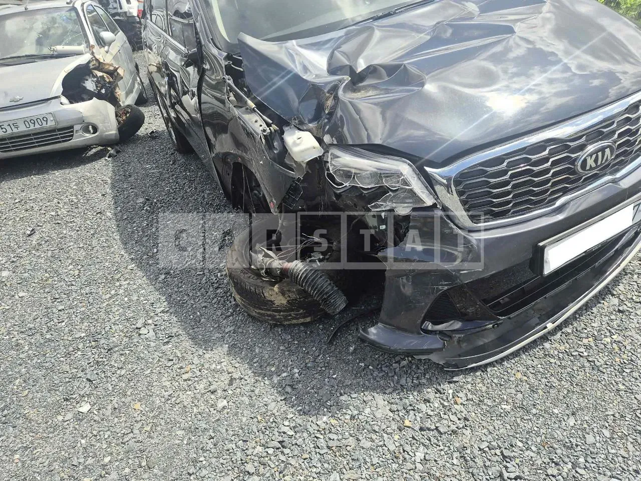 Photo 2 of 28: 2019 Kia Sorento, VIN KNAPH81ABLA603168 — Korean insurance auction