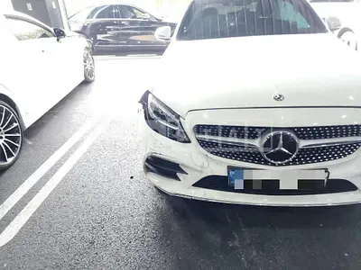 Photo 1 of 43: 2021 Mercedes-Benz C200, VIN W1KWF8AB6MR608054 — Korean insurance auction