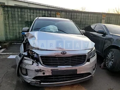 Photo 1 of 20: 2015 Kia Carnival 11-Seater, VIN KNHMF37ABFS065311 — Korean insurance auction