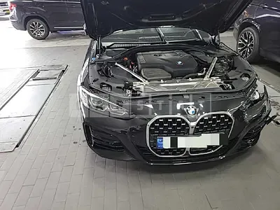 Photo 1 of 25: 2021 BMW 420i Convertible, VIN WBA71AT00MCH24014 — Korean insurance auction