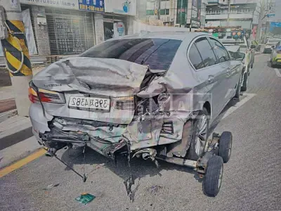 Photo 1 of 9: 2020 BMW 520d Luxury, VIN WBAJF3108LCD38834 — Korean insurance auction