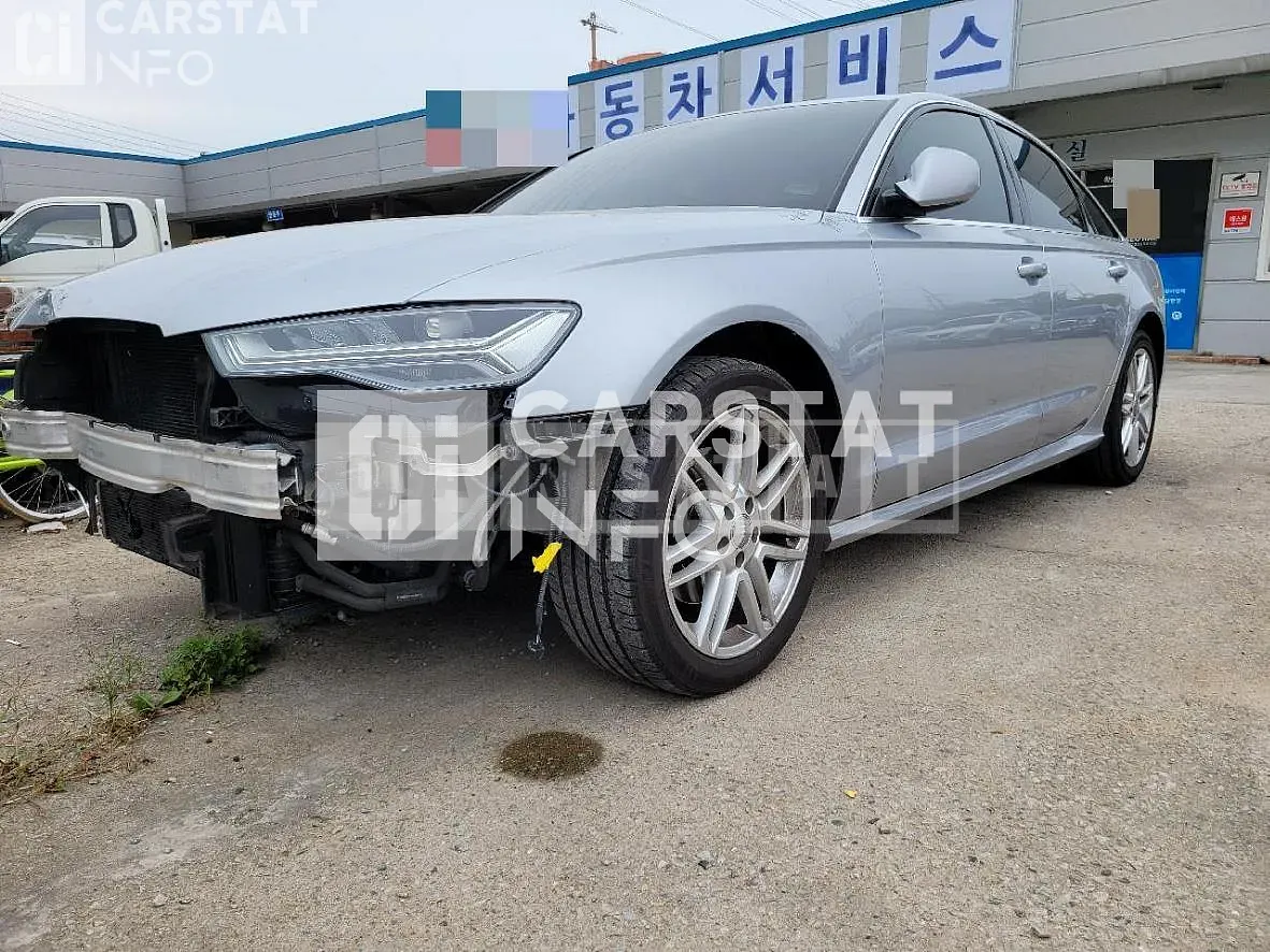 Photo 2 of 10: 2015 Audi A6 35 TDI, VIN WAUZZZ4G7GN011483 — Korean insurance auction