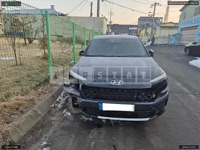 Photo 1 of 24: 2021 Hyundai Kona, VIN KMHK3813HMU723427 — Korean insurance auction
