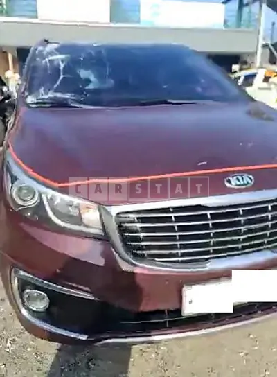 Photo 1 of 22: 2015 Kia Carnival, VIN KNAMC81ABFS055587 — Korean insurance auction
