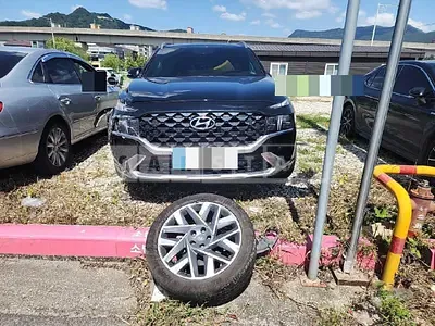 Photo 1 of 11: 2021 Hyundai Santa Fe TM, VIN KMHS581HGMU394875 — Korean insurance auction