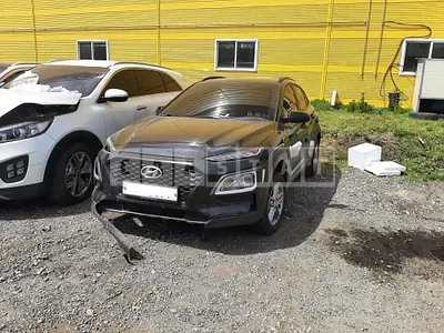 Photo 1 of 11: 2019 Hyundai Kona, VIN KMHK3816GKU319524 — Korean insurance auction