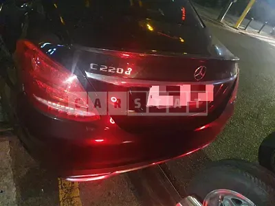 Photo 1 of 7: 2018 Mercedes-Benz C 220d, VIN WDDWF0EB6JR324124 — Korean insurance auction