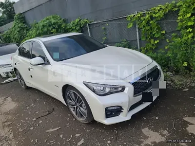 Photo 1 of 16: 2016 Infiniti Q50S Hybrid, VIN JNKAV71E2GM580619 — Korean insurance auction