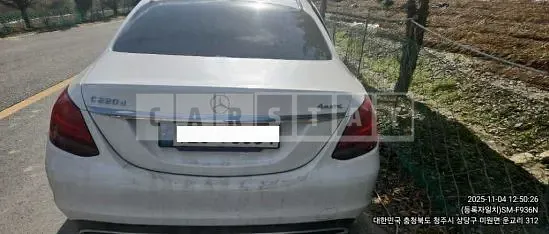 Photo 2 of 15: 2021 Mercedes-Benz C220d 4Matic, VIN W1KWF1FB8MR637149 — Korean insurance auction