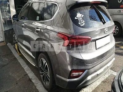 Photo 1 of 48: 2019 Hyundai Santa Fe, VIN KMHS381ADLU254502 — Korean insurance auction