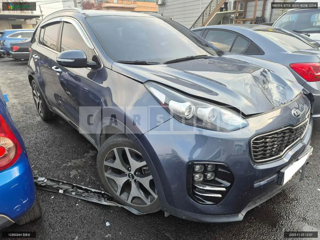 Photo 2 of 17: 2018 Kia Sportage, VIN KNAPN813BJK454561 — Korean insurance auction