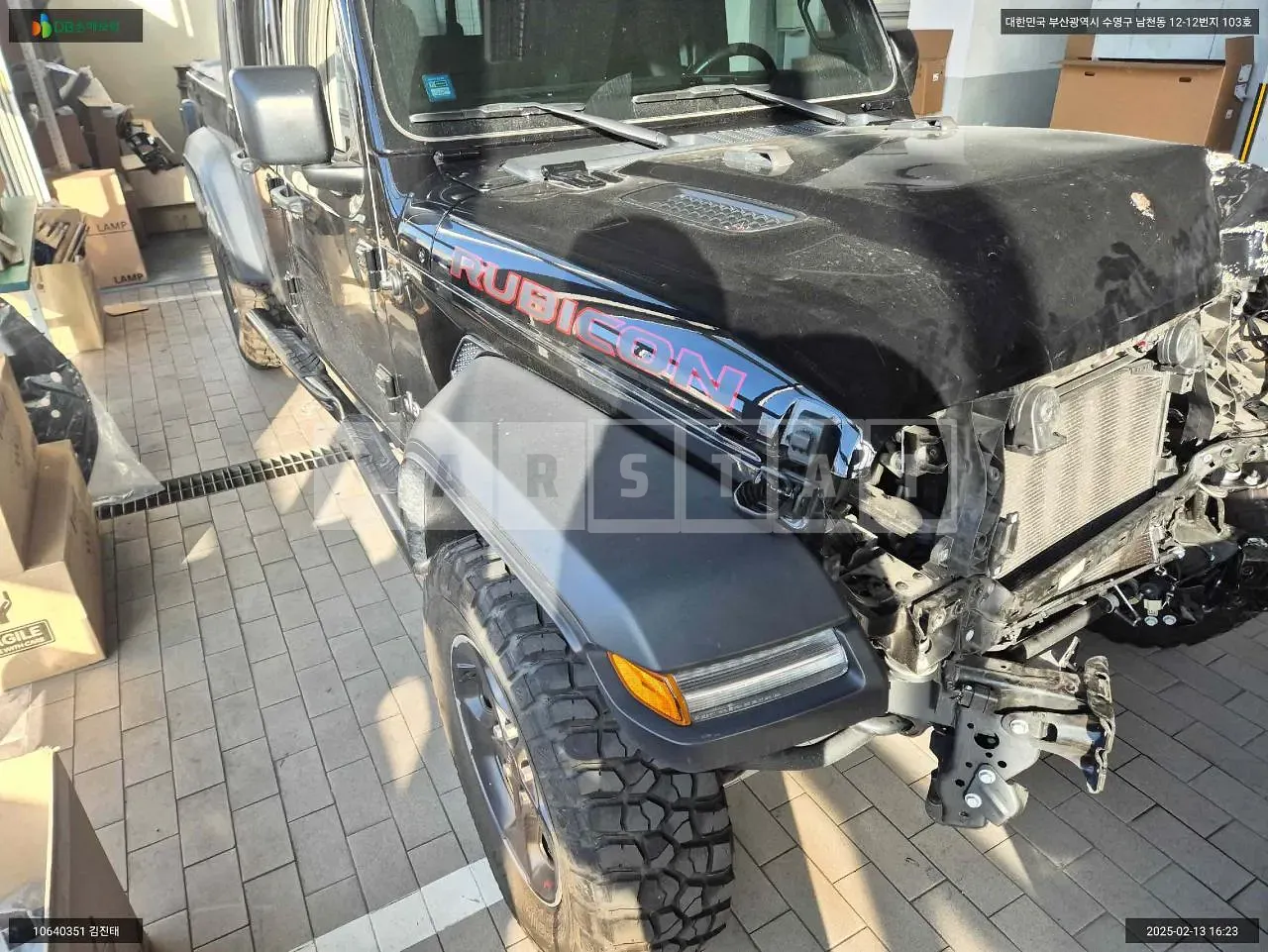 Photo 2 of 15: 2021 Jeep Gladiator, VIN 1C6JJTBG6ML547797 — Korean insurance auction