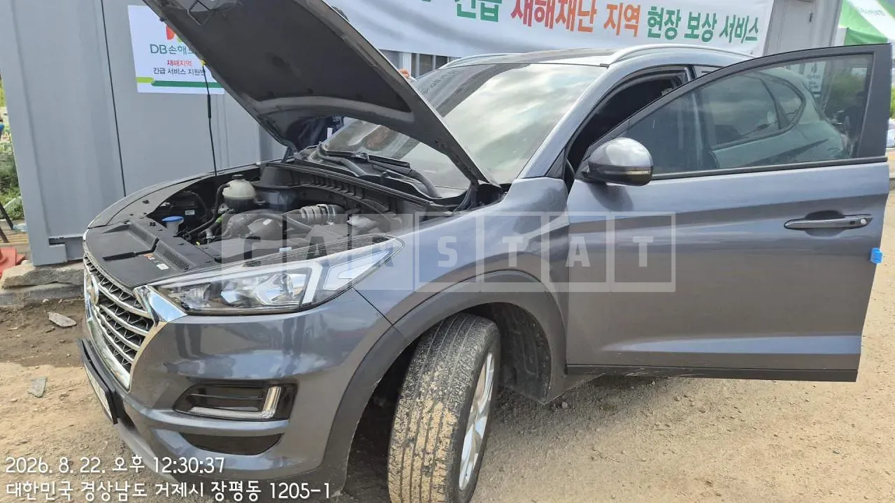 Photo 2 of 9: 2020 Hyundai Tucson, VIN KMHJ3812GLU298062 — Korean insurance auction