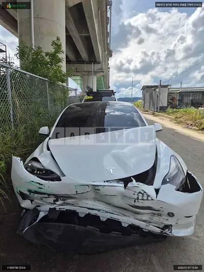 Photo 1 of 11: 2021 Tesla Model 3 Long Range, VIN 5YJ3E1EB1MF914053 — Korean insurance auction