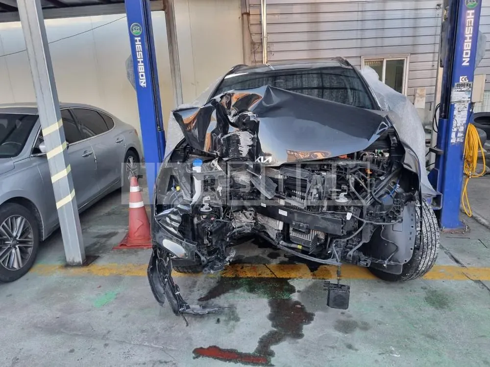 Photo 2 of 23: 2021 Kia Sportage Hybrid, VIN KNAPX81GBNK006222 — Korean insurance auction