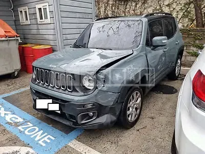 Photo 1 of 8: 2017 Jeep Zip Renegade, VIN 1C4BU0000HPG68029 — Korean insurance auction